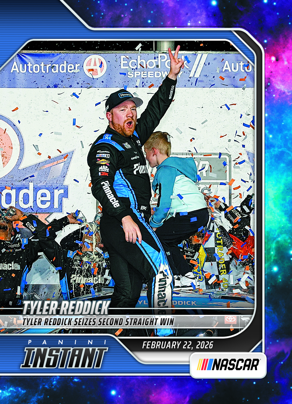 Tyler Reddick - 2026 Panini Instant NASCAR #8 - Galaxy 1/1