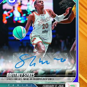 Brittney Sykes - 2026 Panini Instant Unrivaled #46 - Gold /10 Auto