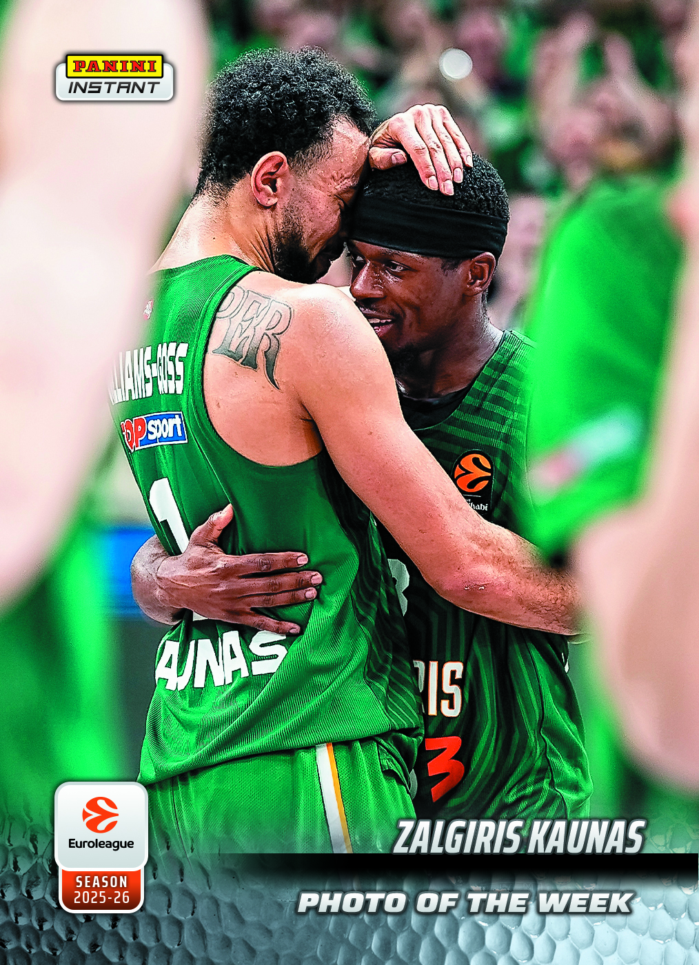 Zalgiris Kaunas - 2025-26 Panini Instant EuroLeague Photo of the Week #22 - Metallic /5