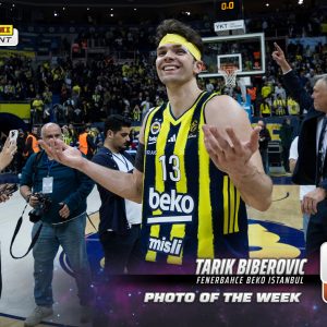 Tarik Biberovic - 2025-26 Panini Instant EuroLeague Photo of the Week #23 - Galaxy 1/1