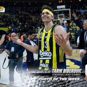 Tarik Biberovic - 2025-26 Panini Instant EuroLeague Photo of the Week #23 - Metallic /5