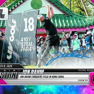 Jon Rahm - 2026 Panini Instant LIV Golf #5 - Galaxy 1/1 Auto