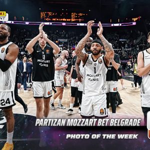 Partizan Mozzart Bet Belgrade - 2025-26 Panini Instant EuroLeague Photo of the Week #25 - Galaxy 1/1