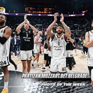 Partizan Mozzart Bet Belgrade - 2025-26 Panini Instant EuroLeague Photo of the Week #25 - Metallic /5