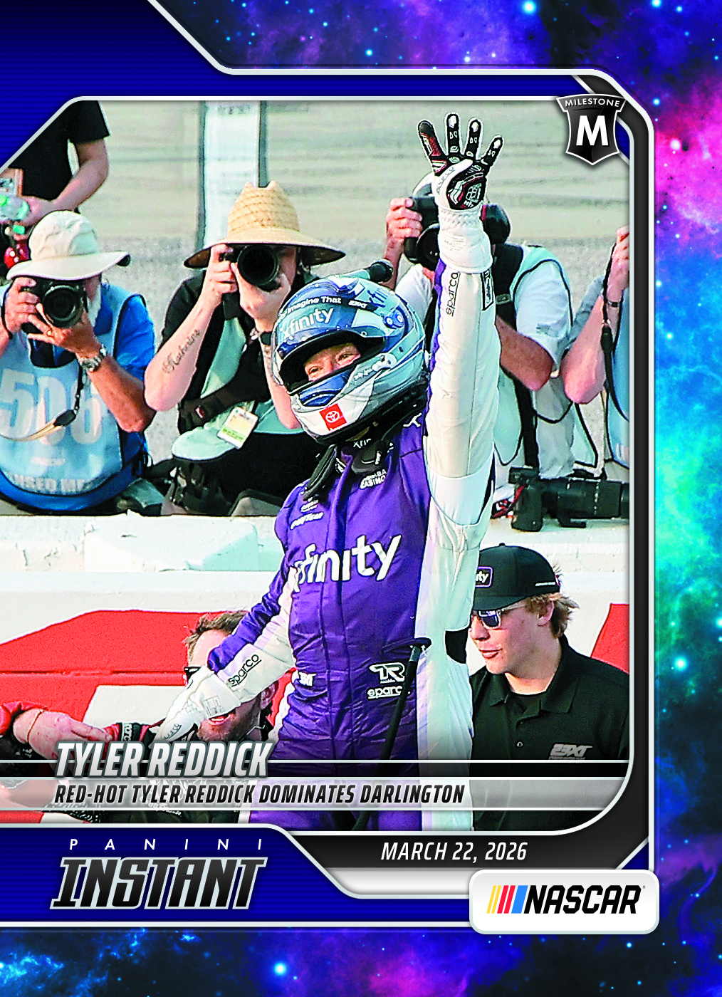 Tyler Reddick - 2026 Panini Instant NASCAR #18 - Galaxy 1/1