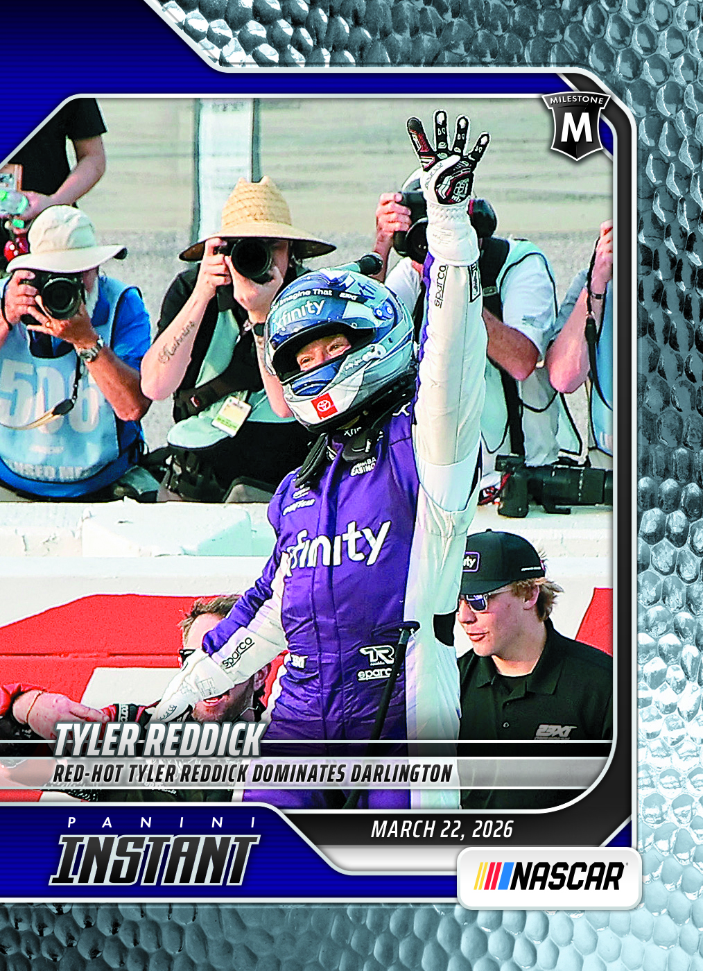 Tyler Reddick - 2026 Panini Instant NASCAR #18 - Metallic /5
