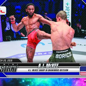 A.J. Mckee - 2026 Panini Instant PFL #8 - Galaxy 1/1