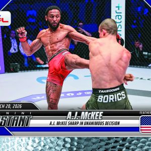 A.J. Mckee - 2026 Panini Instant PFL #8 - Metallic /5