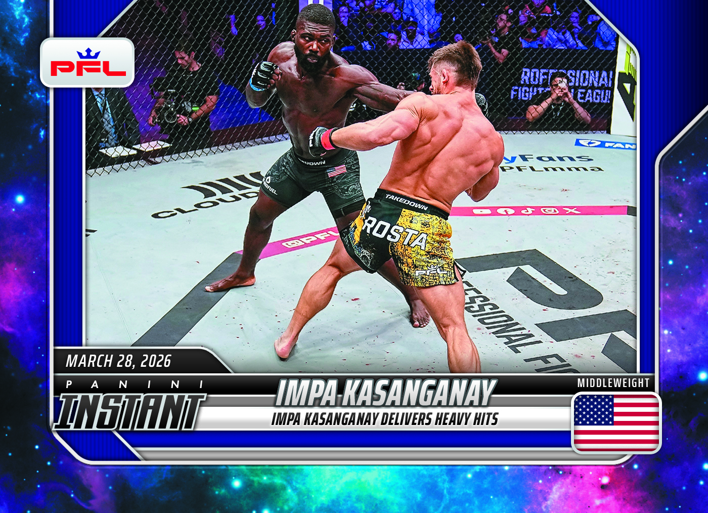 Impa Kasanganay - 2026 Panini Instant PFL #10 - Galaxy 1/1