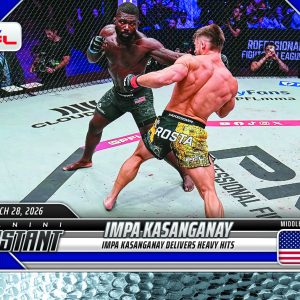 Impa Kasanganay - 2026 Panini Instant PFL #10 - Metallic /5
