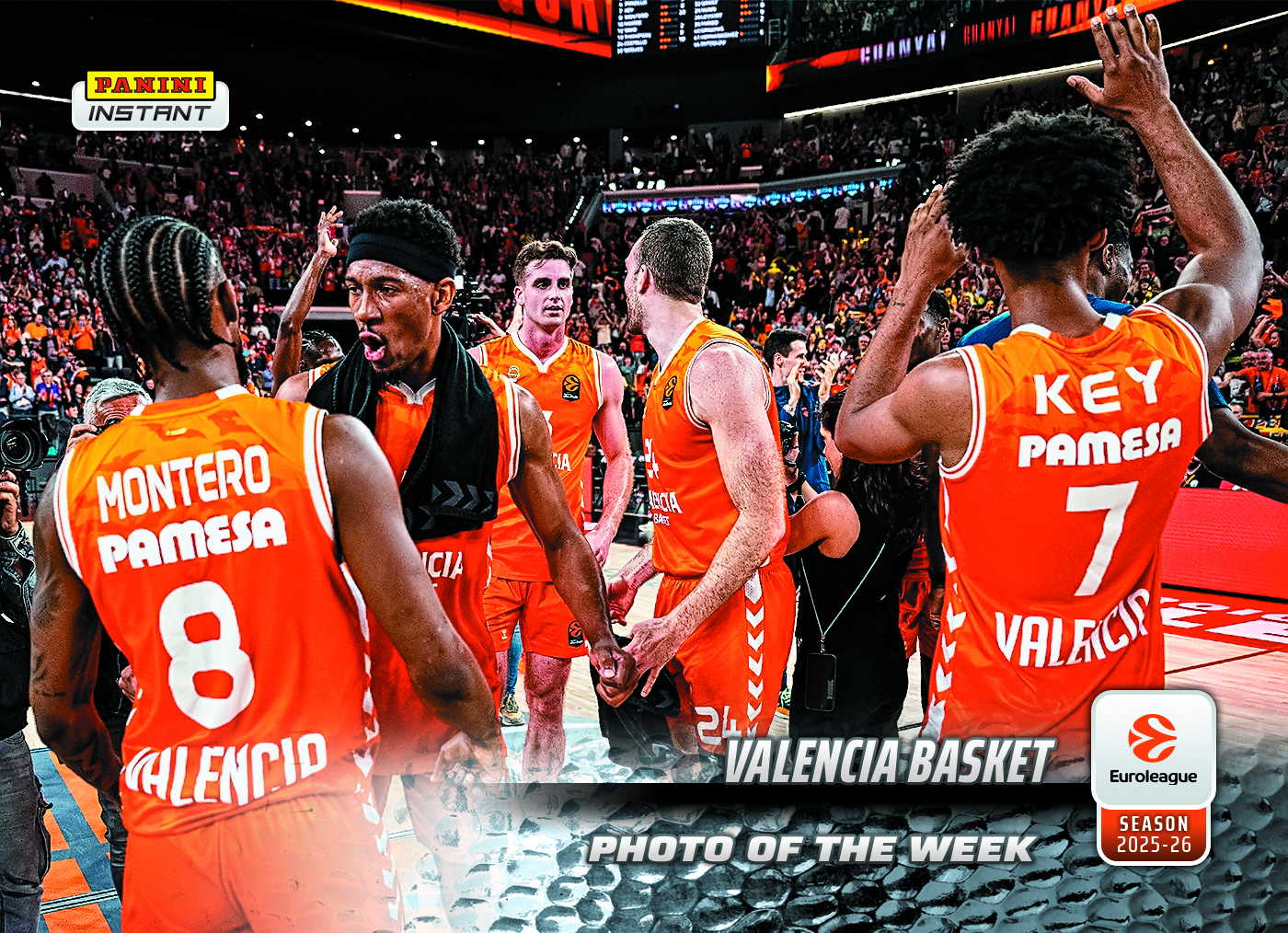 Valencia Basket - 2025-26 Panini Instant EuroLeague Photo of the Week #28 - Metallic /5