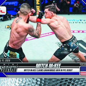 Mitch Mckee - 2026 Panini Instant PFL #12 - Metallic /5