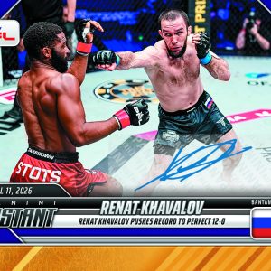 Renat Khavalov - 2026 Panini Instant PFL #13 - Gold /10 Auto
