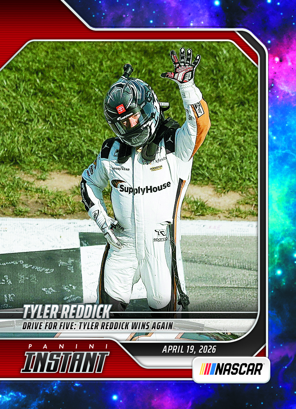 Tyler Reddick - 2026 Panini Instant NASCAR #29 - Galaxy 1/1