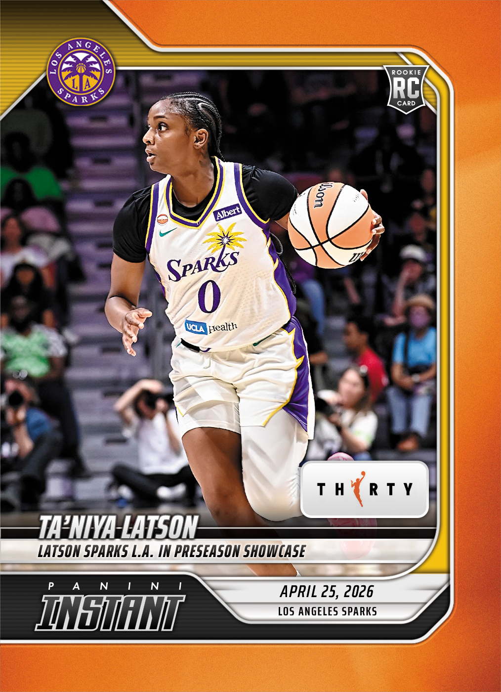 Ta'Niya Latson - 2026 Panini Instant WNBA #1 - 30th Anniversary /30