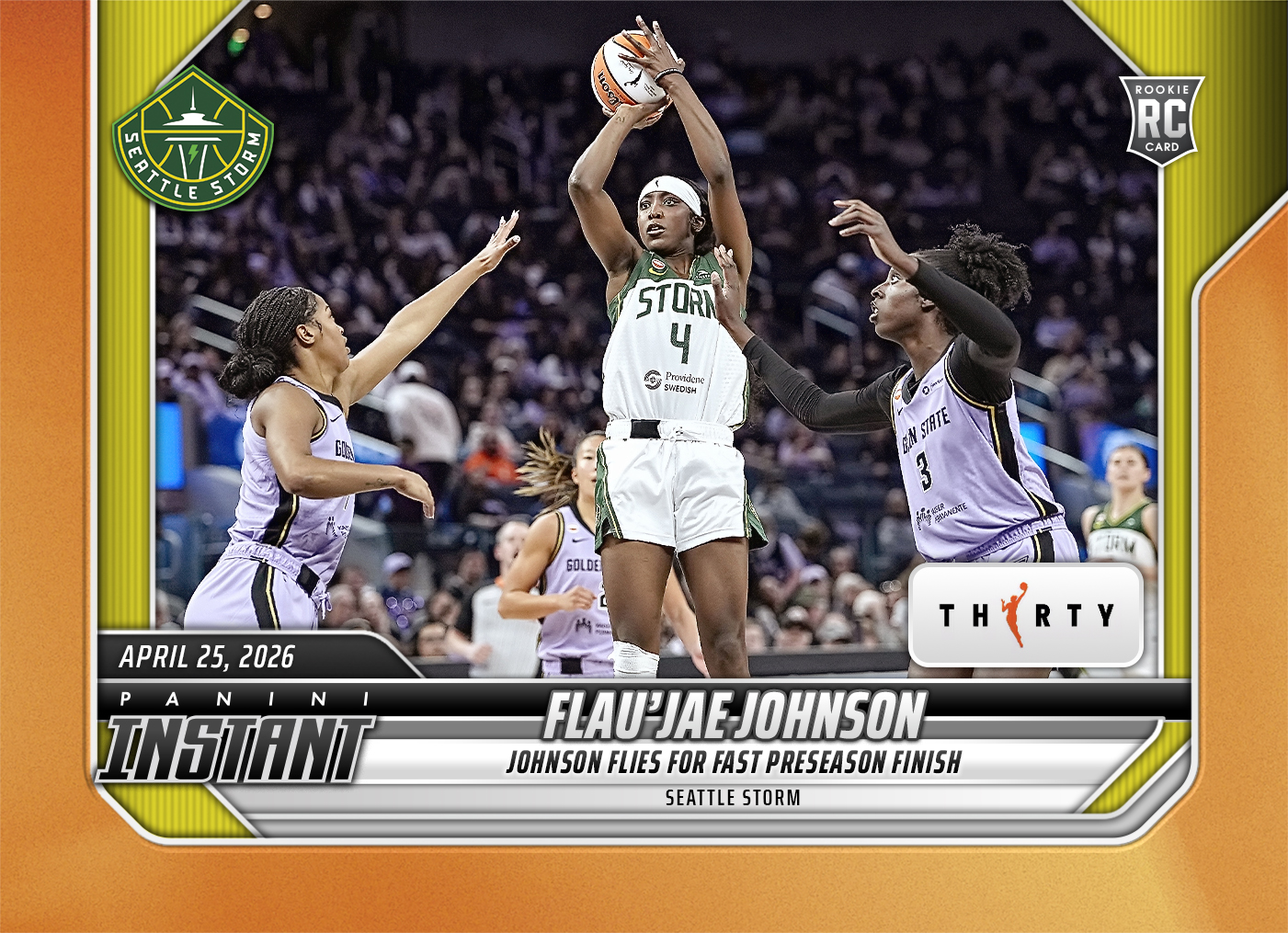 Flau'jae Johnson - 2026 Panini Instant WNBA #10 - 30th Anniversary /30