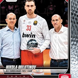 Nikola Milutinov - 2025-26 Panini Instant EuroLeague #44 - Metallic /5