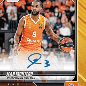 Jean Montero - 2025-26 Panini Instant EuroLeague #45 - Gold /10 Auto