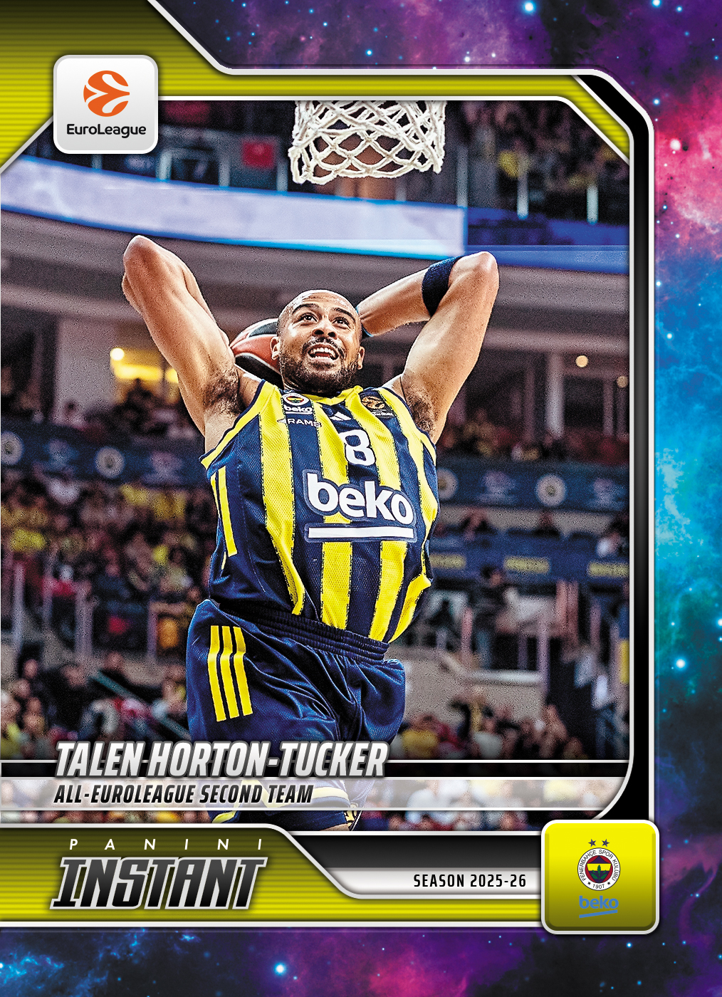 Talen Horton-Tucker - 2025-26 Panini Instant EuroLeague #49 - Galaxy 1/1