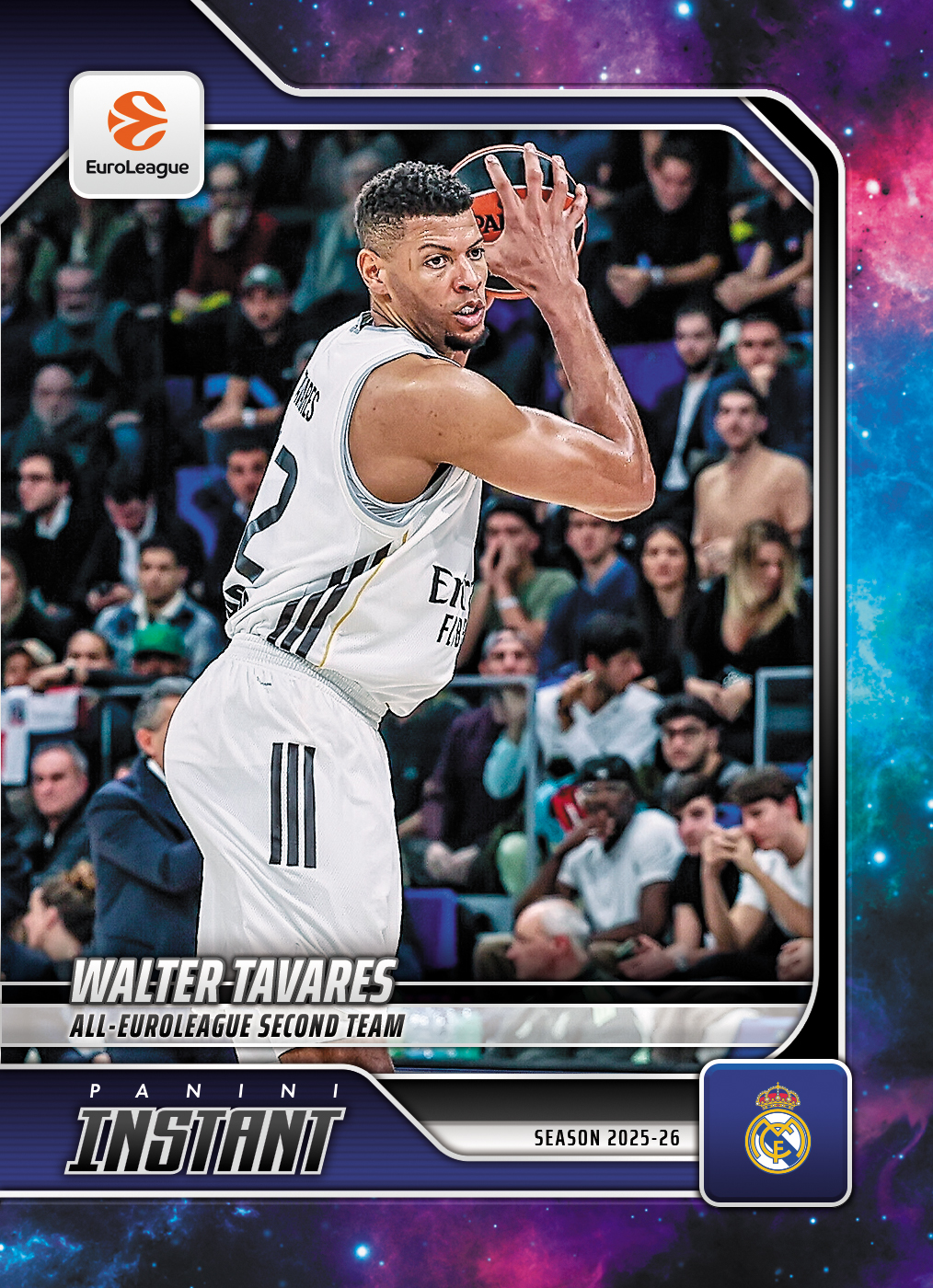 Walter Tavares - 2025-26 Panini Instant EuroLeague #51 - Galaxy 1/1