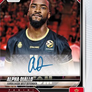Alpha Diallo - 2025-26 Panini Instant EuroLeague #52 - Base Auto /99