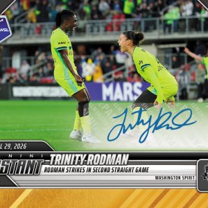 Trinity Rodman - 2026 Panini Instant NWSL #43 - Gold /10 Auto