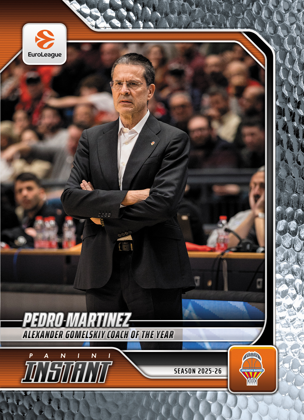 Pedro Martinez - 2025-26 Panini Instant EuroLeague #56 - Metallic /5