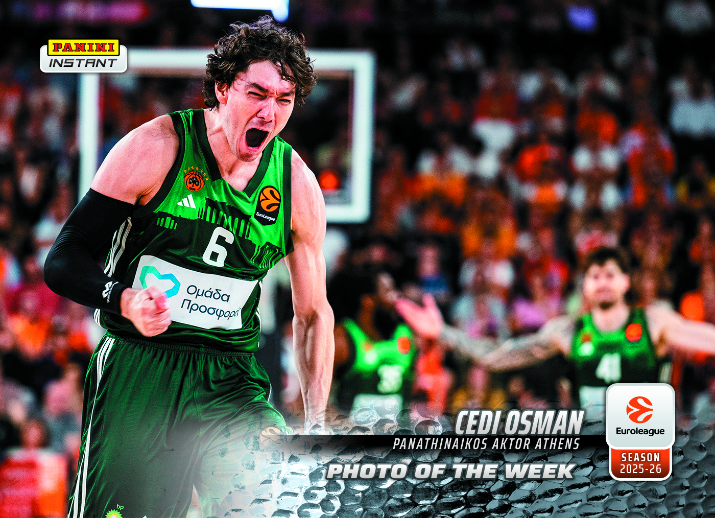 Cedi Osman - 2025-26 Panini Instant EuroLeague Photo of the Week #31 - Metallic /5
