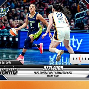 Azzi Fudd - 2026 Panini Instant WNBA #18 - 30th Anniversary /30
