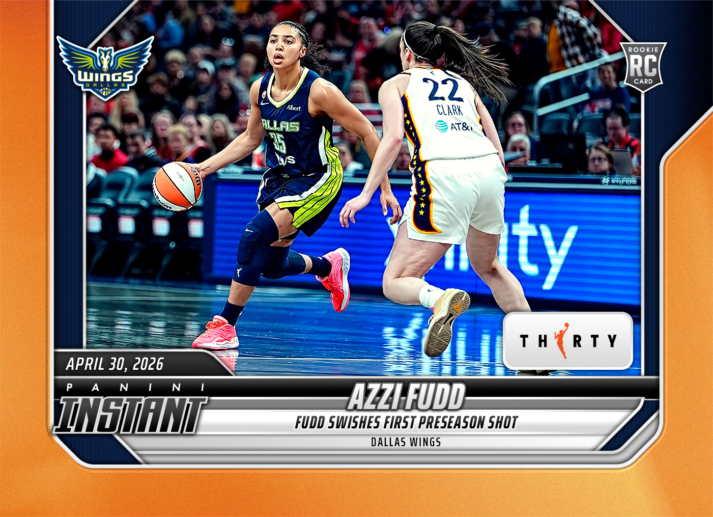 Azzi Fudd - 2026 Panini Instant WNBA #18 - 30th Anniversary /30