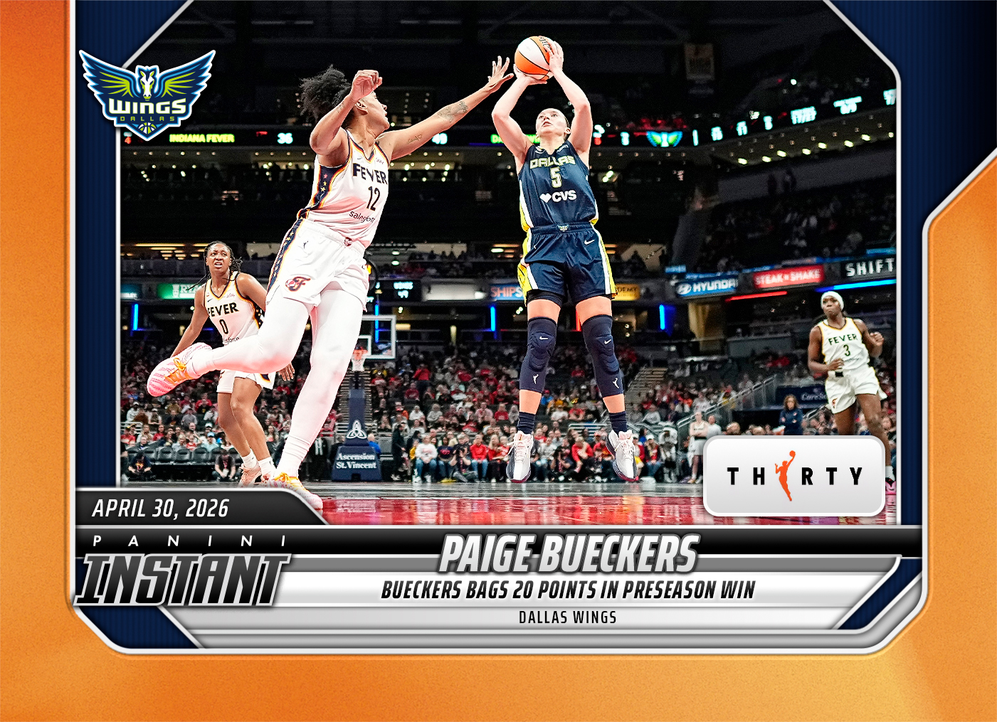 Paige Bueckers - 2026 Panini Instant WNBA #19 - 30th Anniversary /30