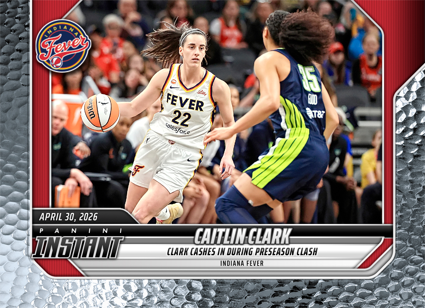 Caitlin Clark - 2026 Panini Instant WNBA #20 - Metallic /5