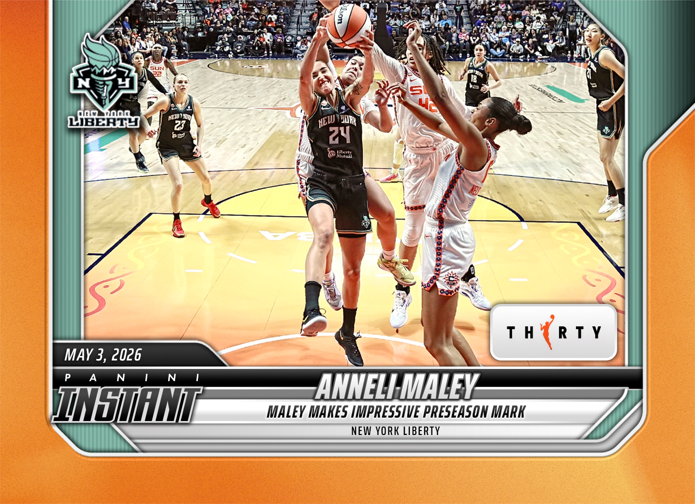 Anneli Maley - 2026 Panini Instant WNBA #27 - 30th Anniversary /30