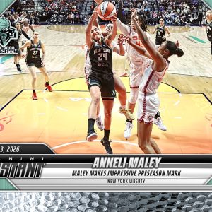 Anneli Maley - 2026 Panini Instant WNBA #27 - Metallic /5