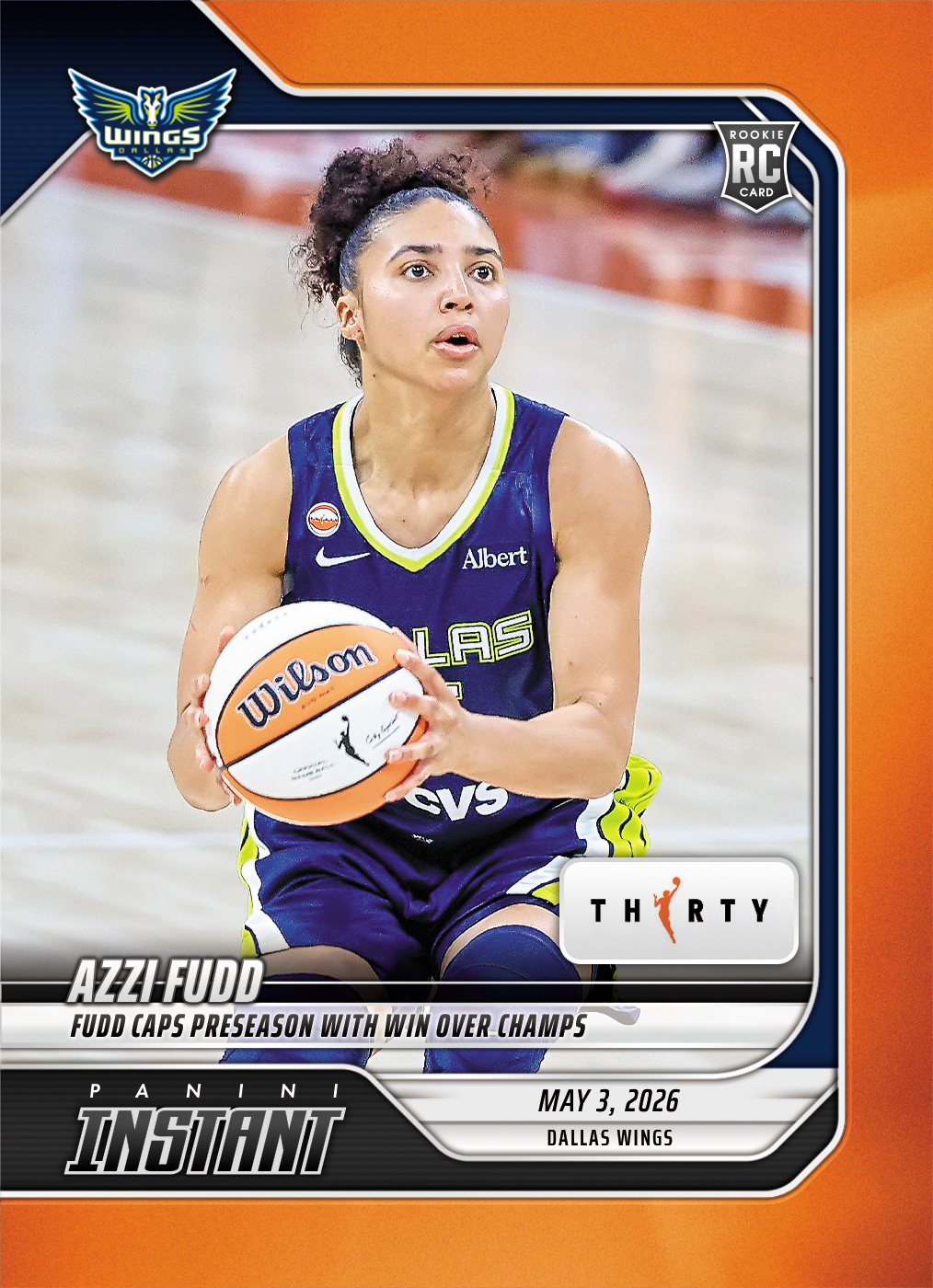 Azzi Fudd - 2026 Panini Instant WNBA #28 - 30th Anniversary /30