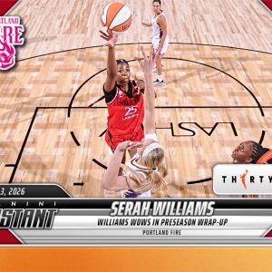 Serah Williams - 2026 Panini Instant WNBA #30 - 30th Anniversary /30