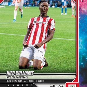 Nico Williams - 2026 Panini Instant La Liga #3 - Galaxy 1/1