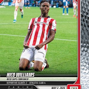 Nico Williams - 2026 Panini Instant La Liga #3 - Metallic /5