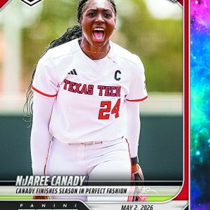 NiJaree Canady - 2026 Panini Instant College Softball #1 - Galaxy 1/1