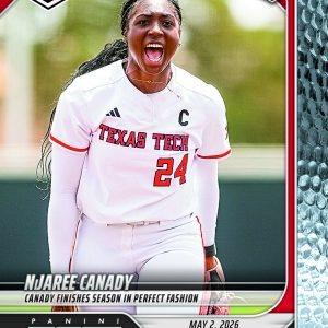 NiJaree Canady - 2026 Panini Instant College Softball #1 - Metallic /5