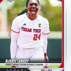 NiJaree Canady - 2026 Panini Instant College Softball #1 - Base