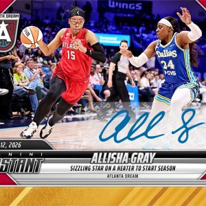 Allisha Gray - 2026 Panini Instant WNBA #47 - Gold /10 Auto