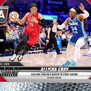 Allisha Gray - 2026 Panini Instant WNBA #47 - Metallic /5