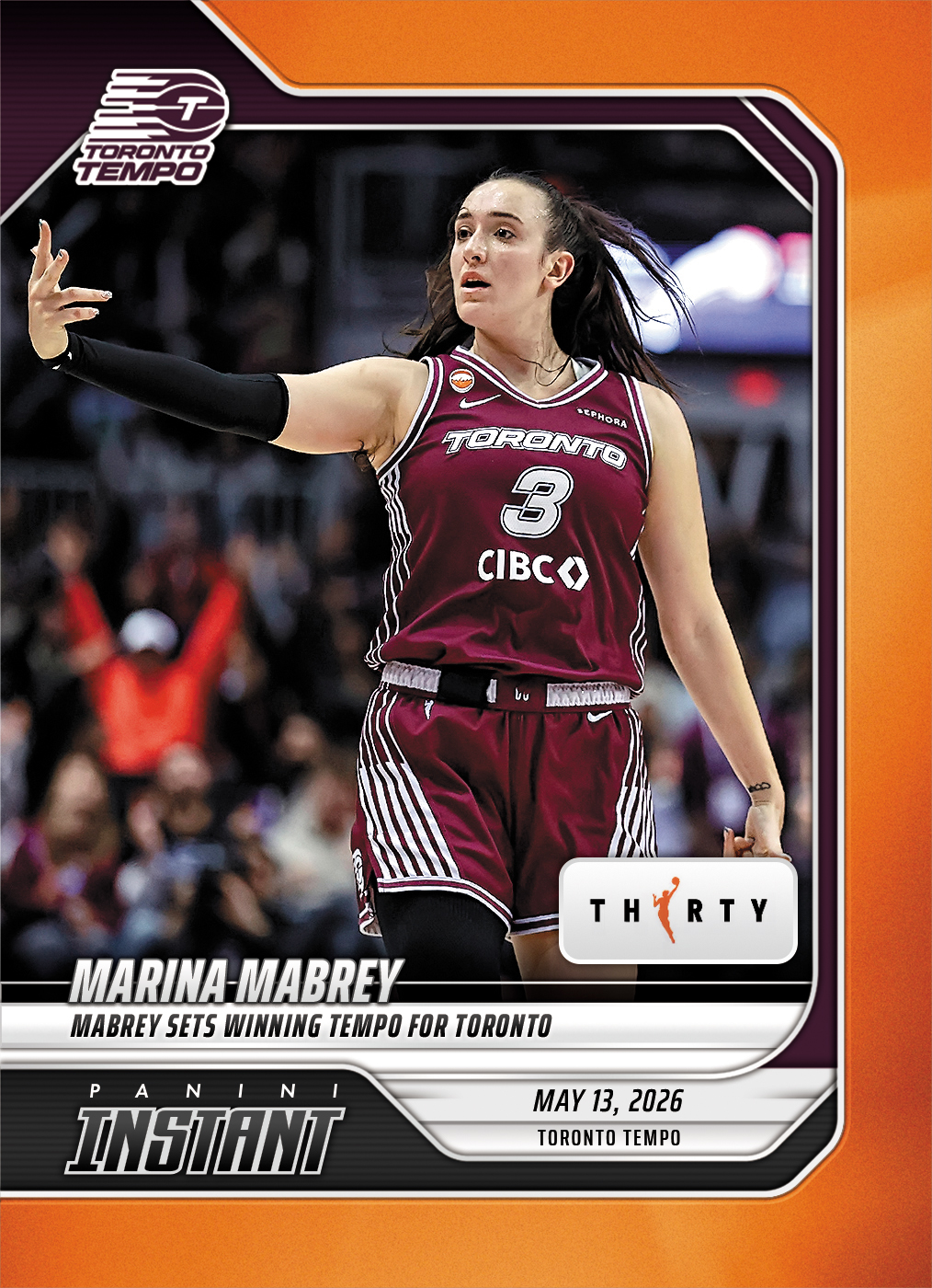 Marina Mabrey - 2026 Panini Instant WNBA #54 - 30th Anniversary /30