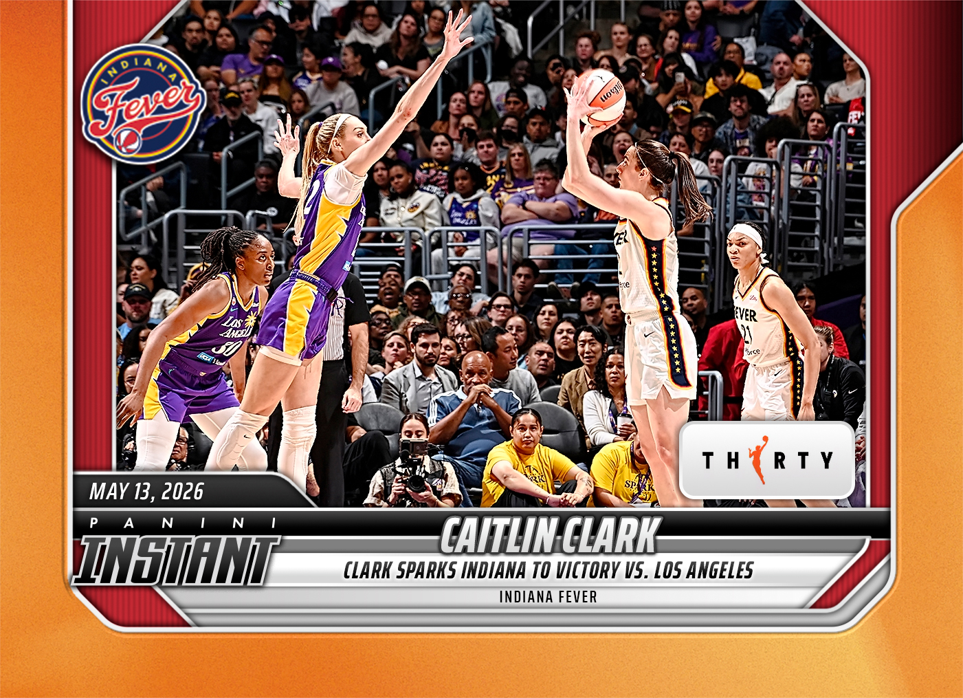 Caitlin Clark - 2026 Panini Instant WNBA #58 - 30th Anniversary /30