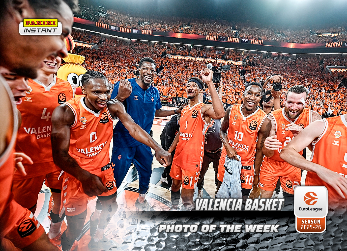 Valencia Basket - 2025-26 Panini Instant EuroLeague Photo of the Week #33 - Metallic /5