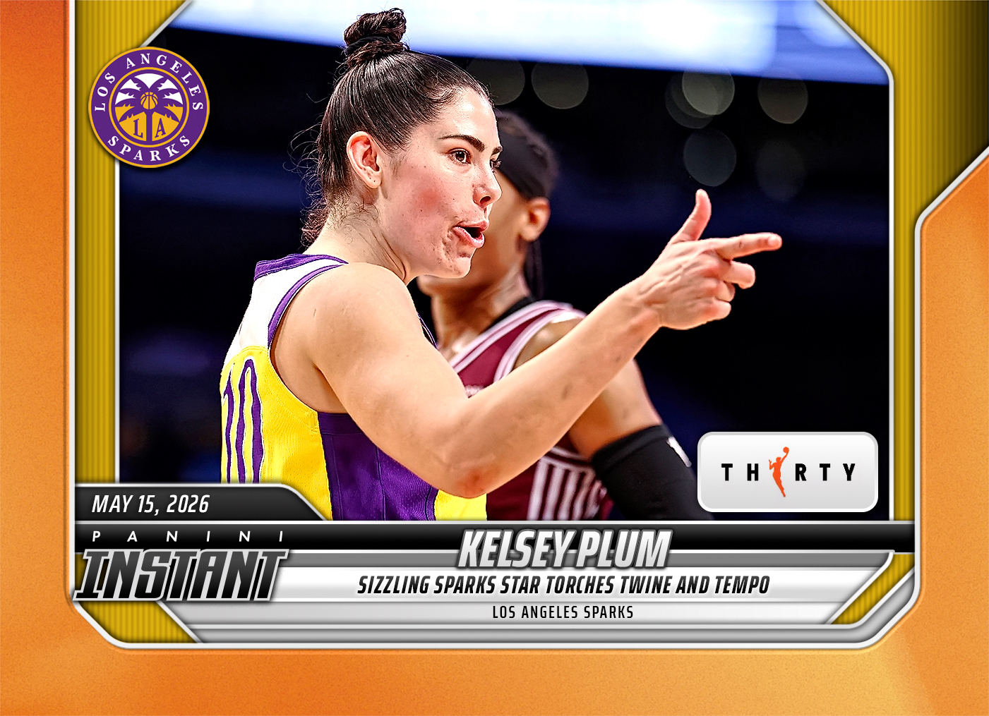Kelsey Plum - 2026 Panini Instant WNBA #65 - 30th Anniversary /30