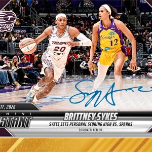 Brittney Sykes - 2026 Panini Instant WNBA #68 - Gold /10 Auto