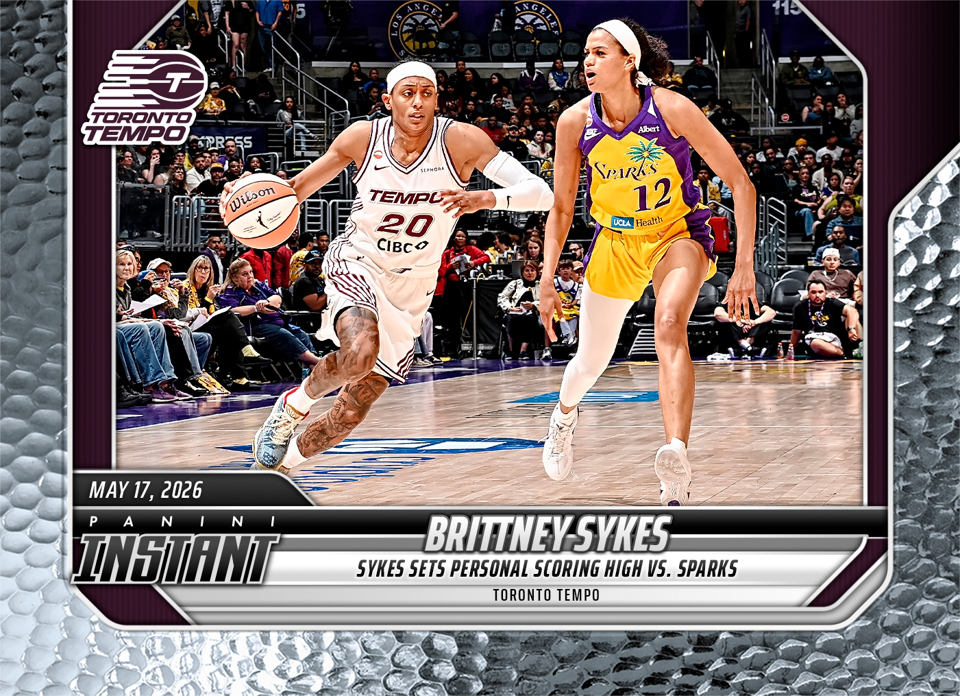 Brittney Sykes - 2026 Panini Instant WNBA #68 - Metallic /5