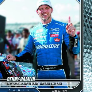 Denny Hamlin - 2026 Panini Instant NASCAR #43 - Metallic /5